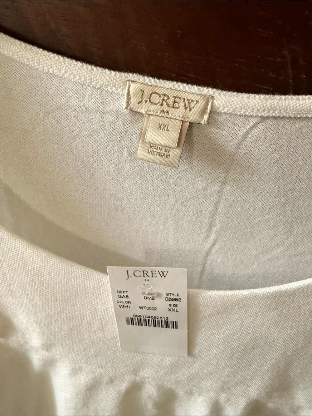 J. Crew White Ruffle-Front Sleeveless Tank Top - Picture 2 of 3